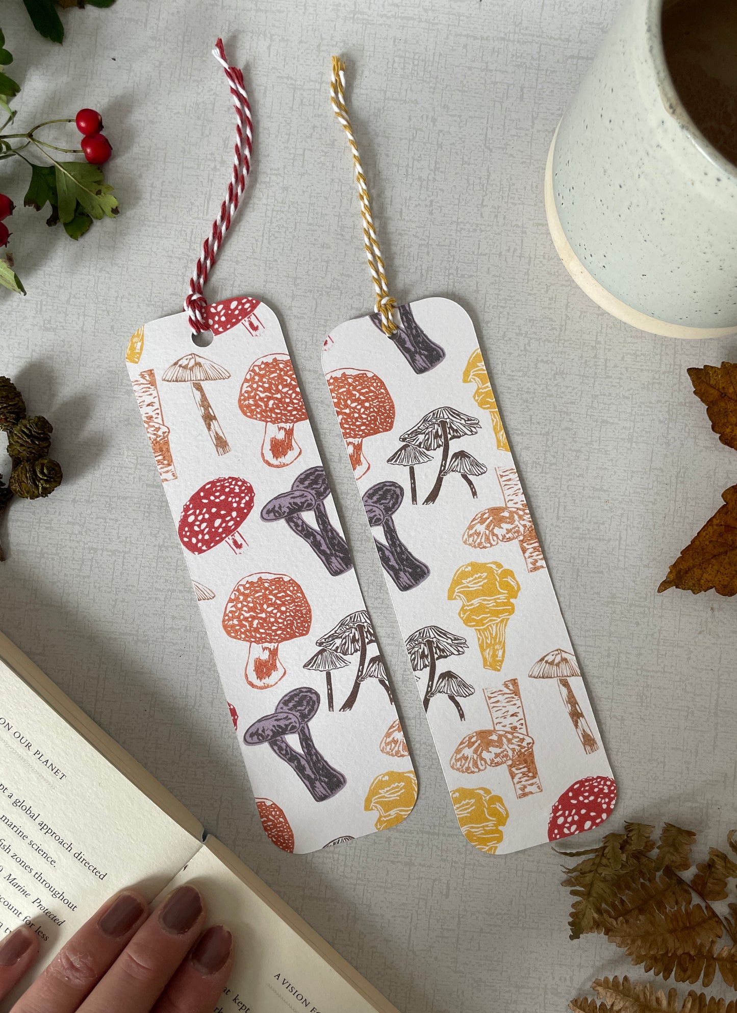 Fungi, toadstool Bookmark