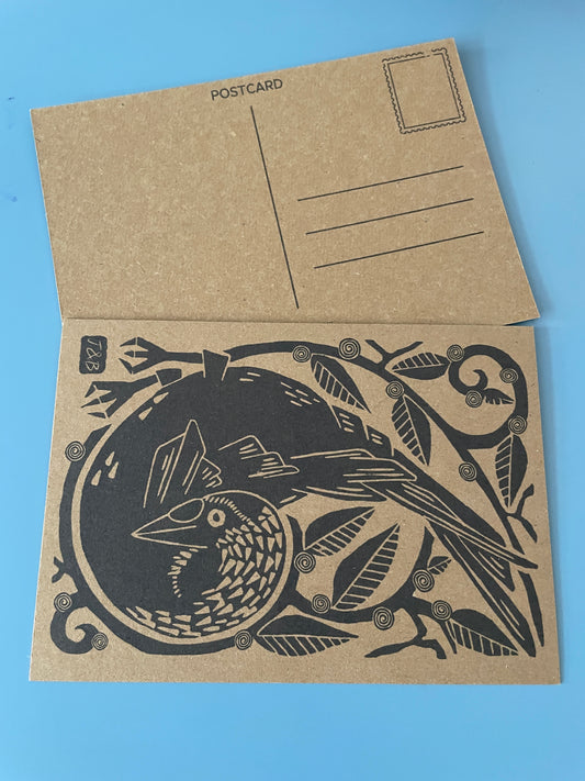 Jackdaw postcard