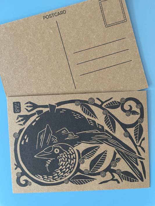 Jackdaw postcard