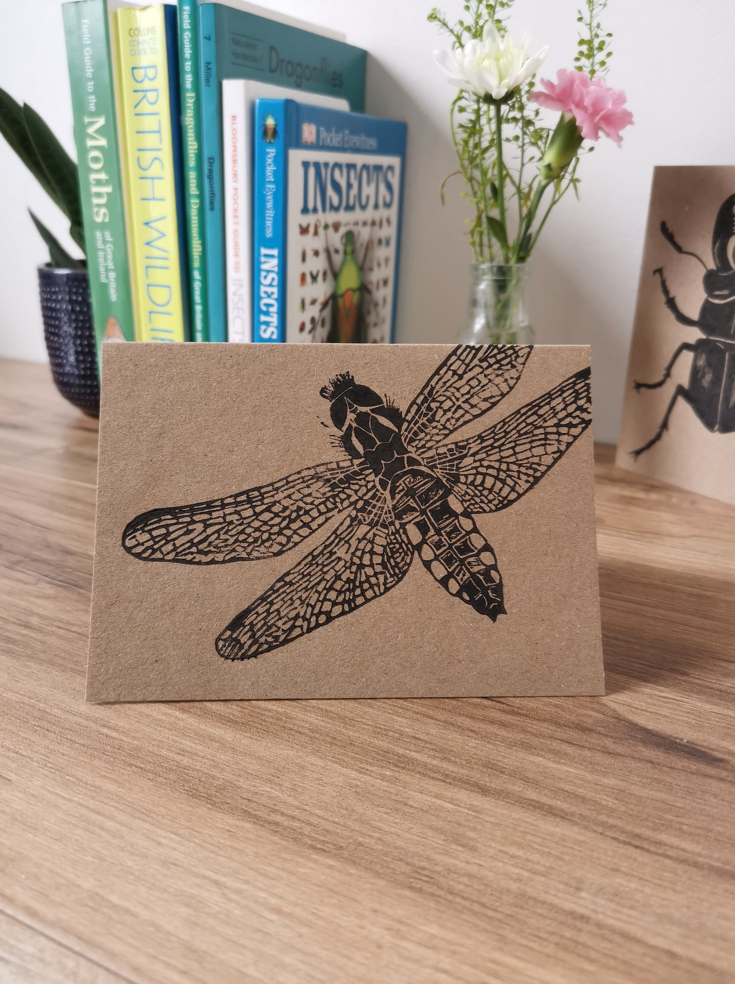 Broad-bodied Chaser Dragonfly greeting card