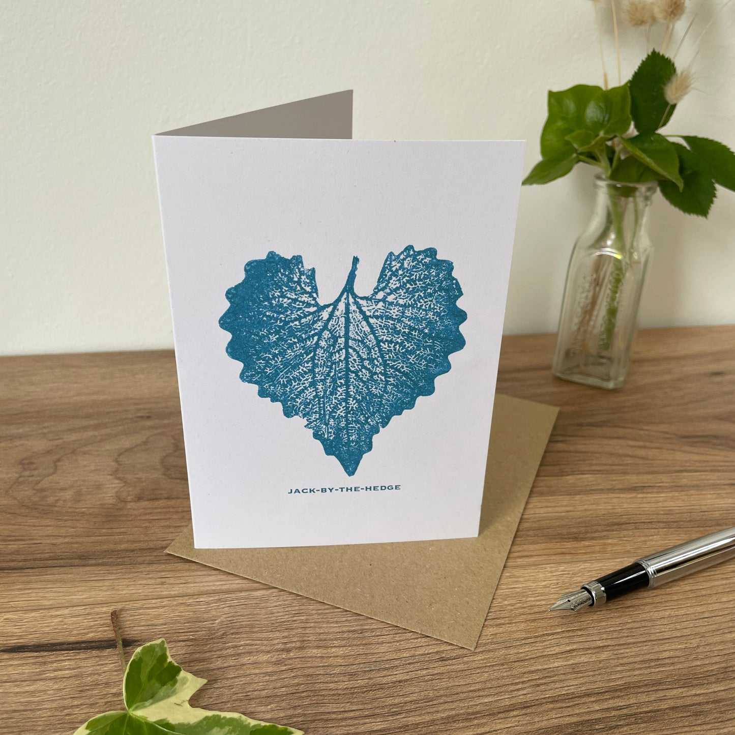 Jack by the hedge botanical greeting card