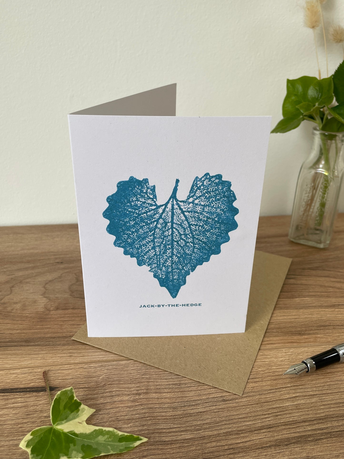 Jack by the hedge botanical greeting card