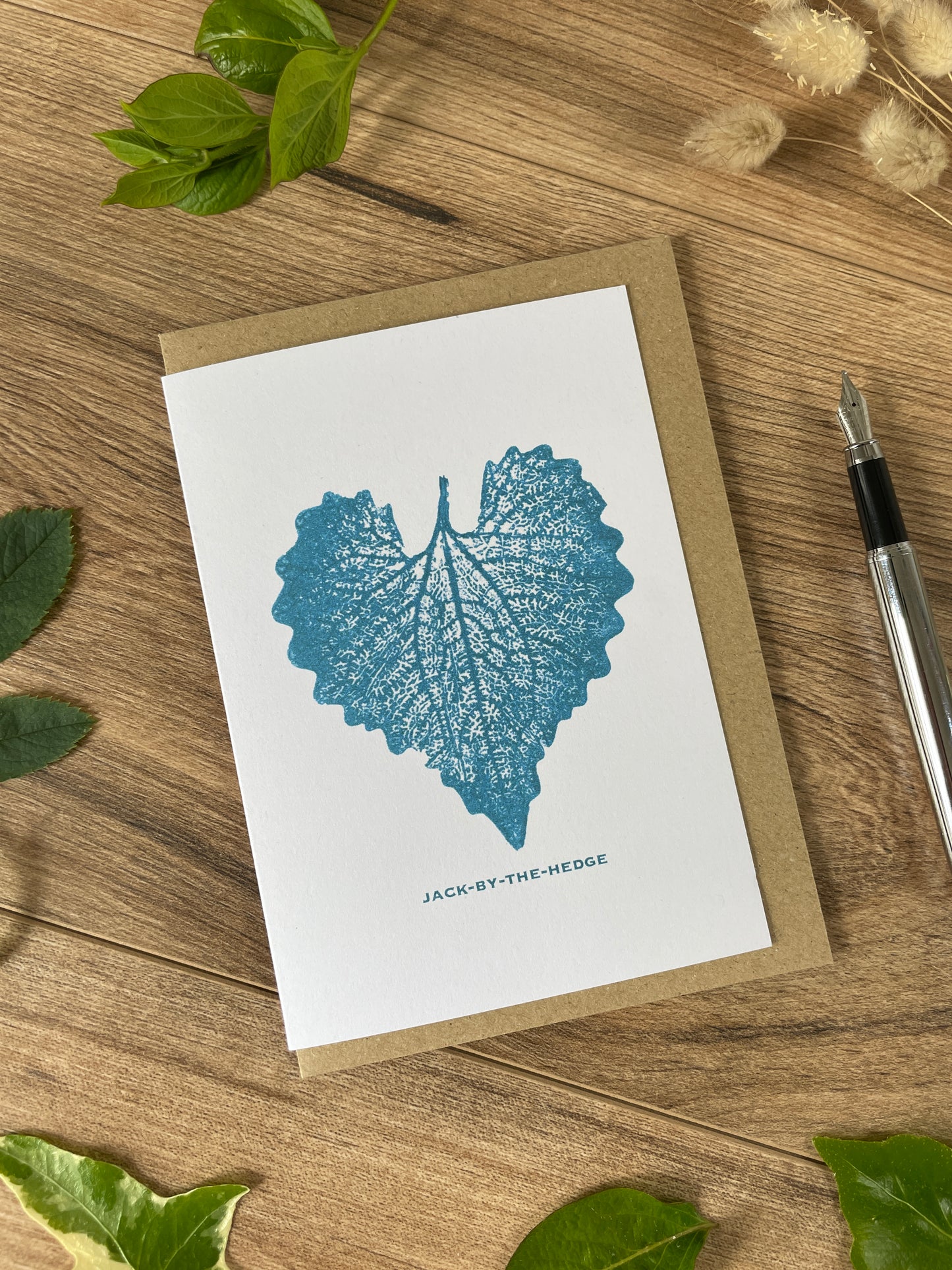 Jack by the hedge botanical greeting card