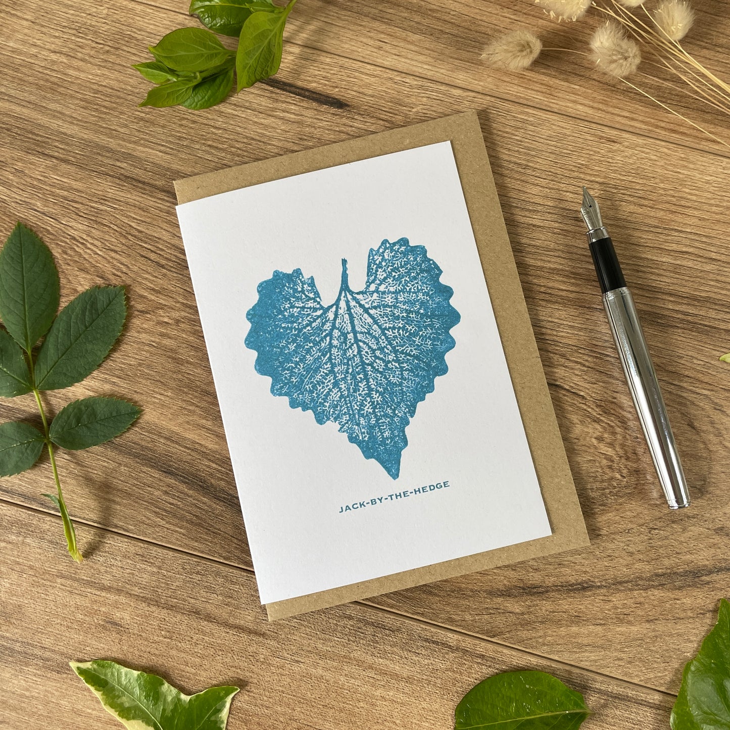 Jack by the hedge botanical greeting card