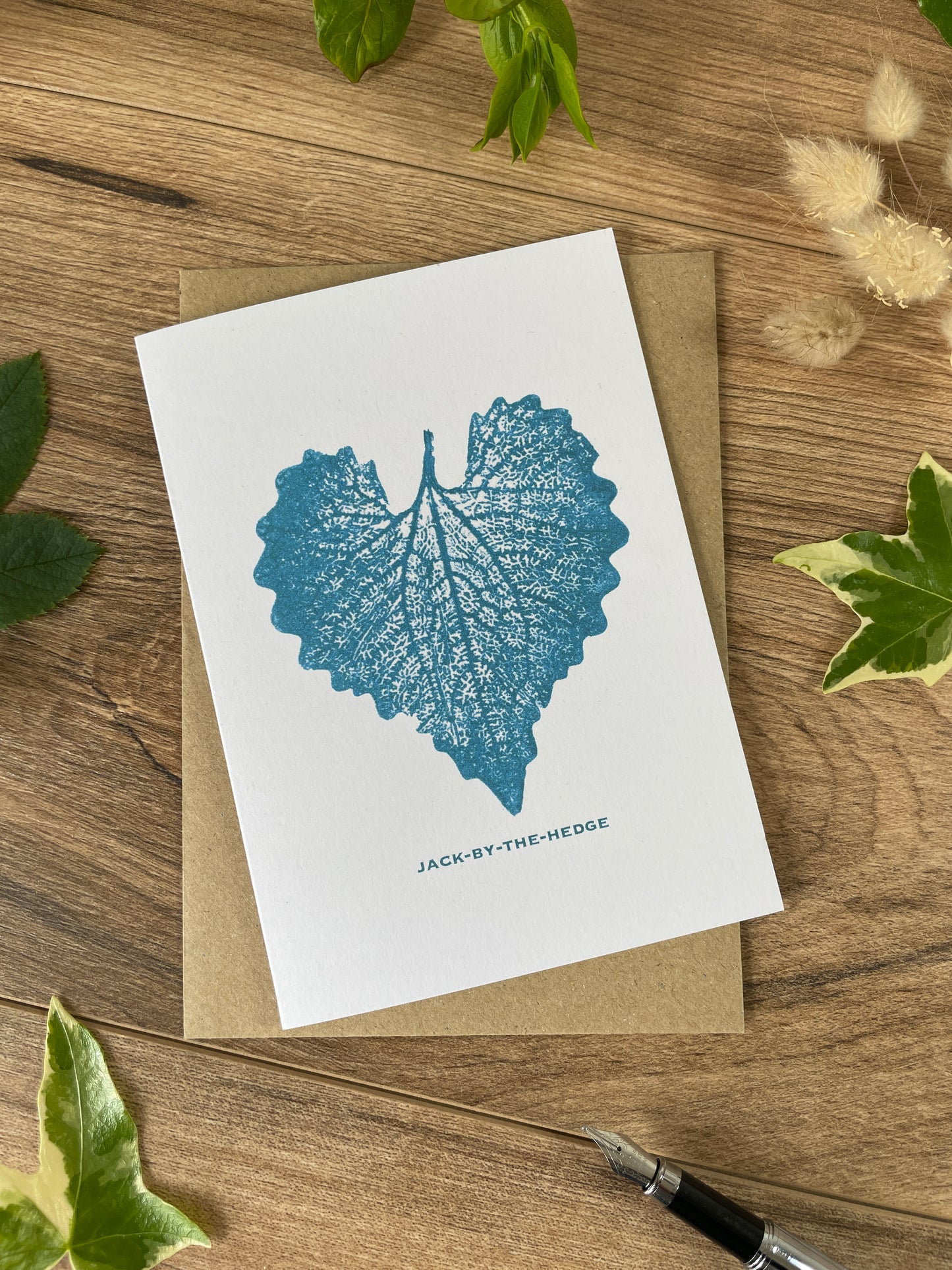 Jack by the hedge botanical greeting card