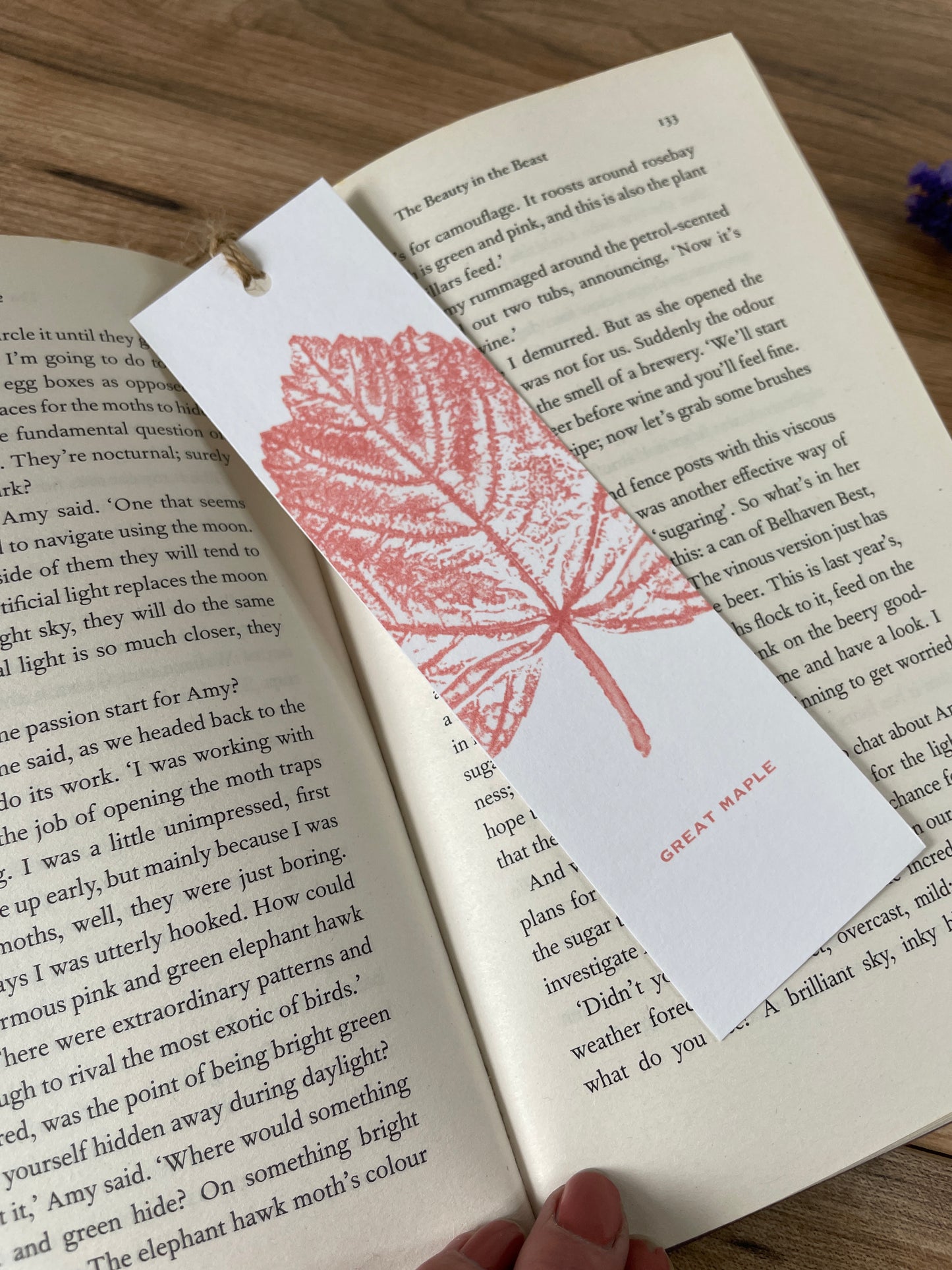 Botanical bookmark