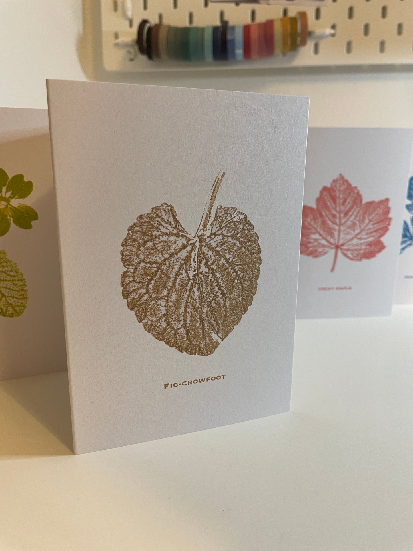 Fig-Crowfoot botanical greeting card