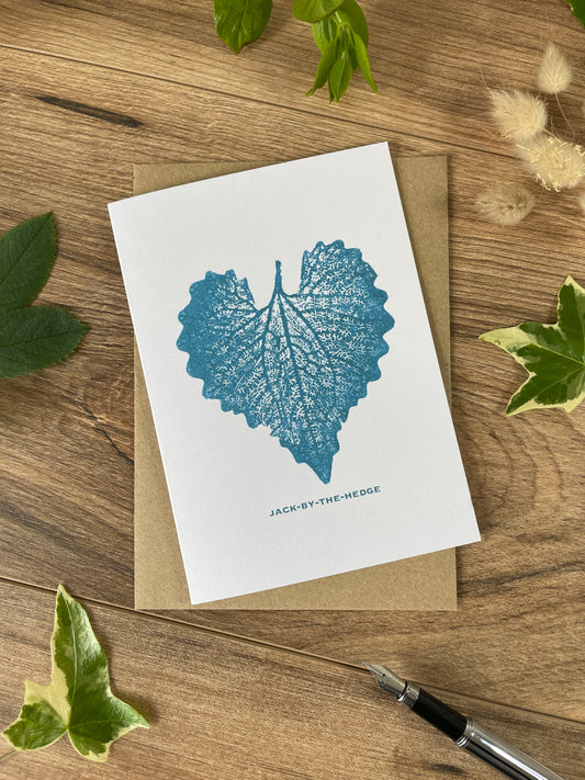 Jack by the hedge botanical greeting card