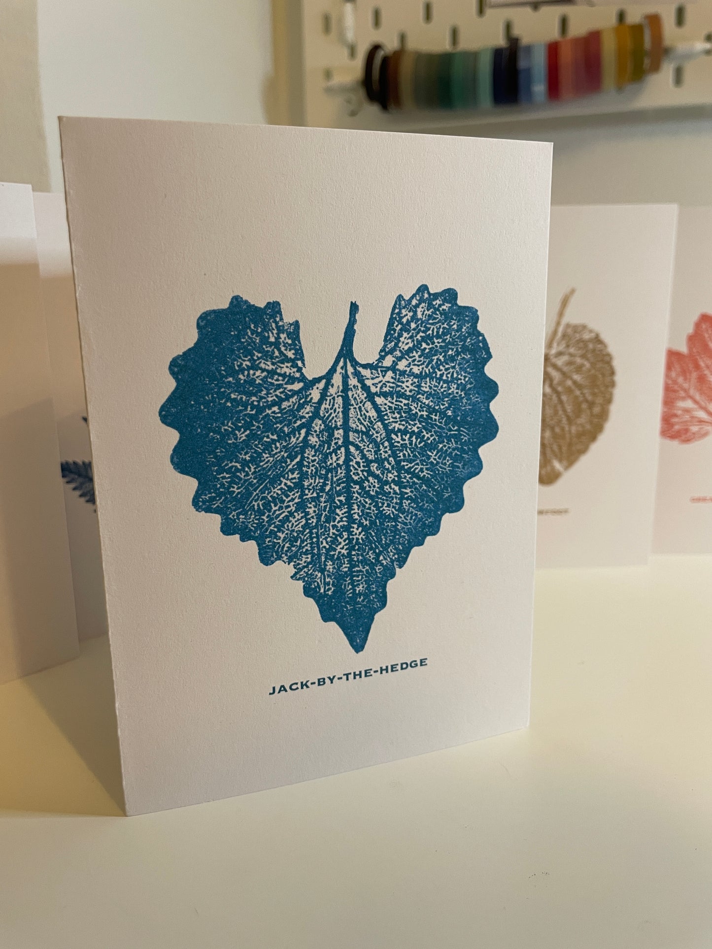 Jack by the hedge botanical greeting card