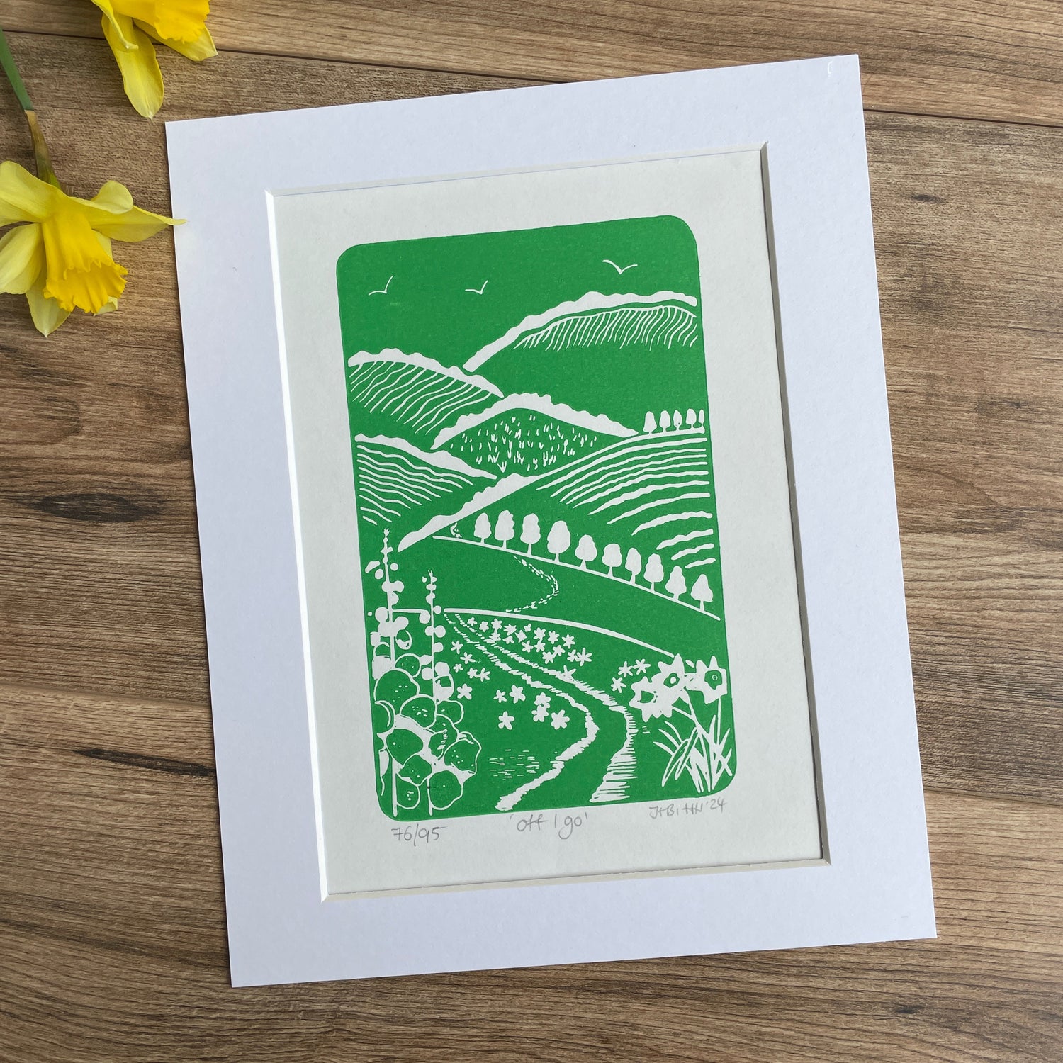 Landscape Linocut Prints
