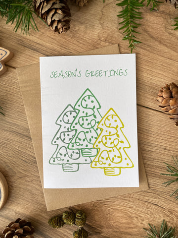 Three Trees Christmas card