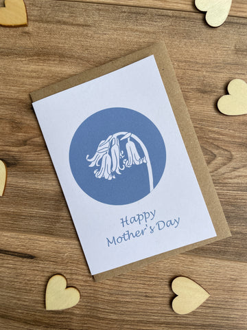 Mother’s Day Bluebell greeting card