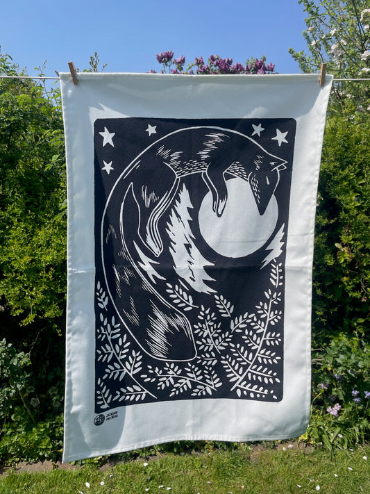 Fox Tea Towel