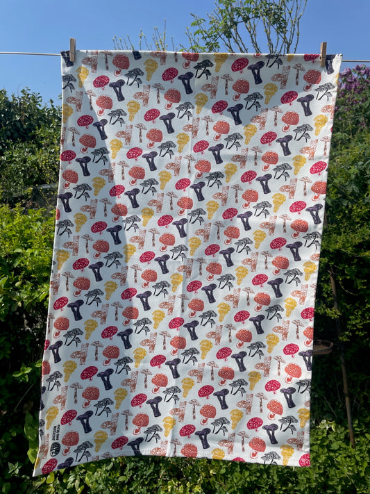 Fungi Tea Towel