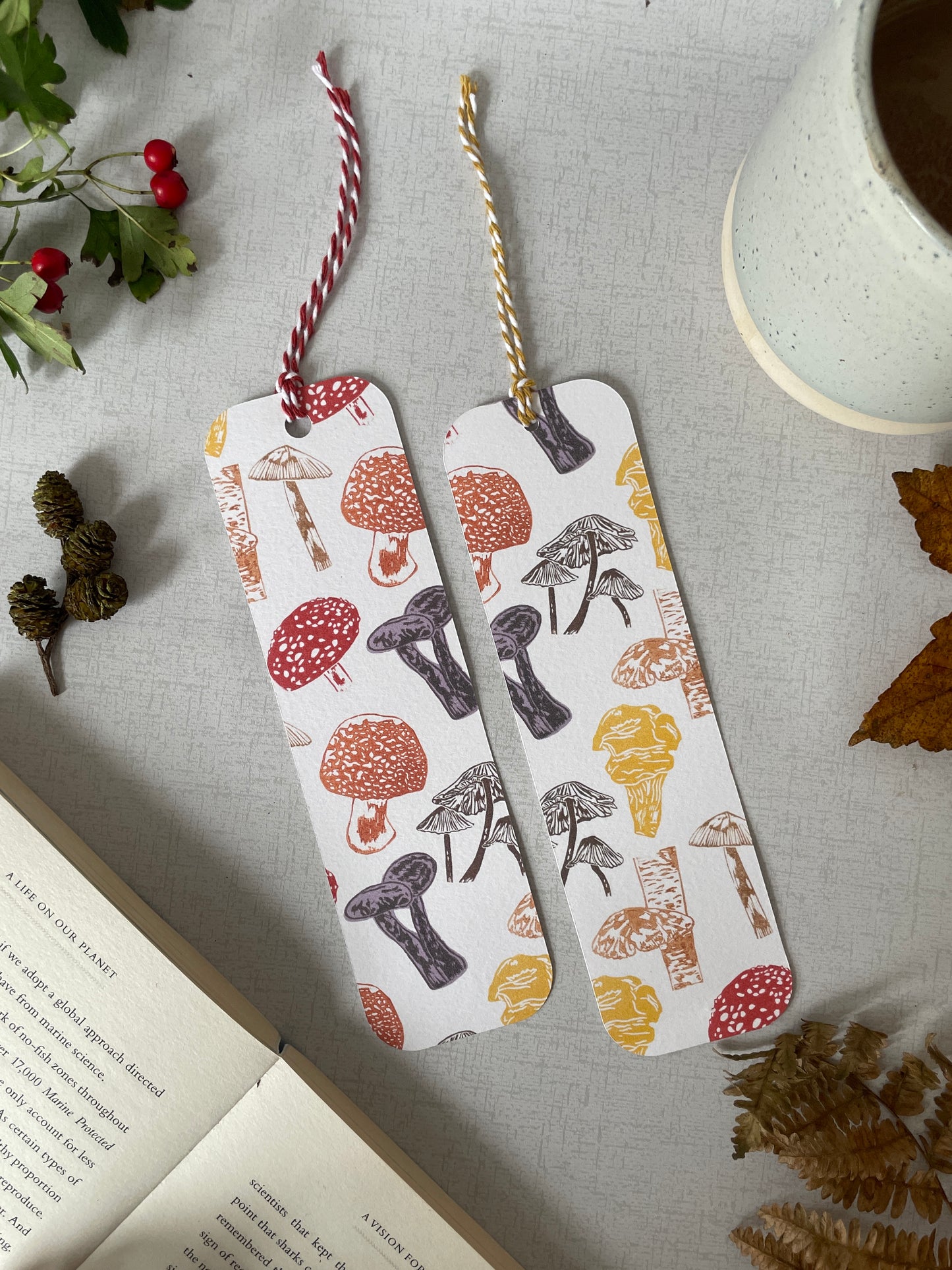 Fungi, toadstool Bookmark