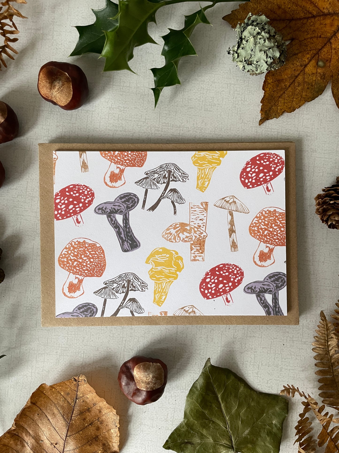 Fungi foray notecards, notelets