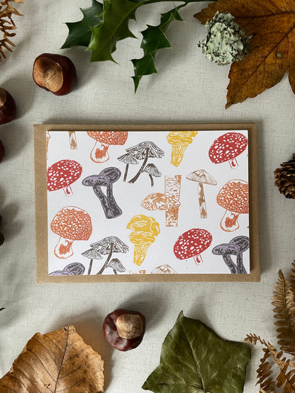 Fungi foray notecards, notelets