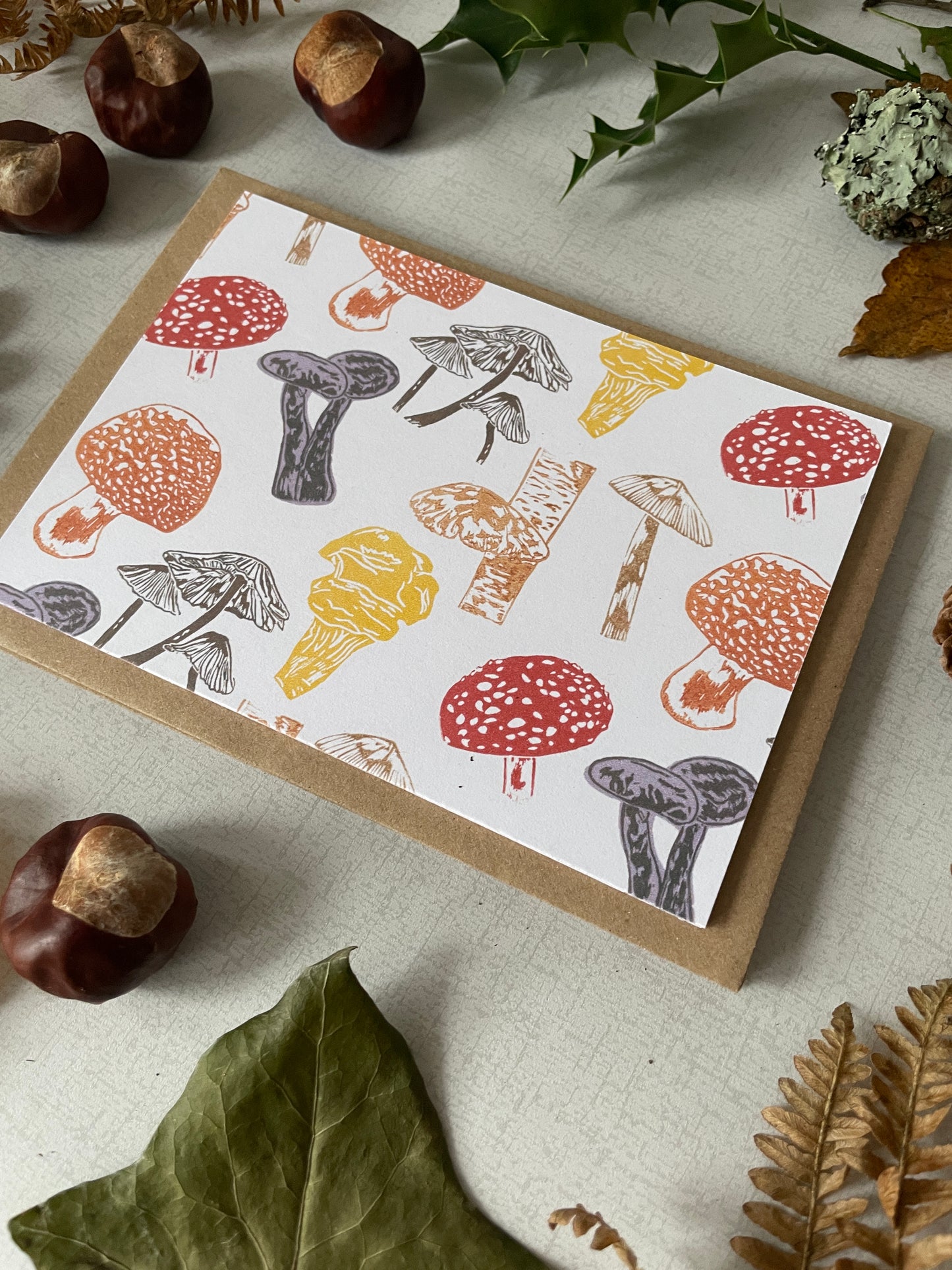 Fungi foray notecards, notelets