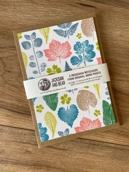 Hedgerow Botanical notecards, notelets