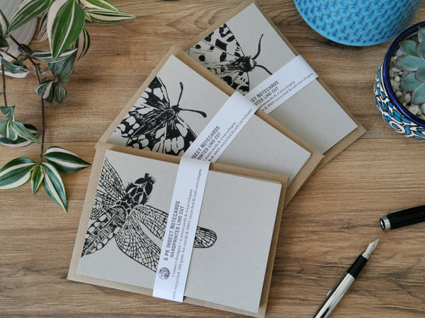 Insect notecards