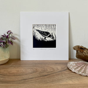 Lapwing - Linocut art print