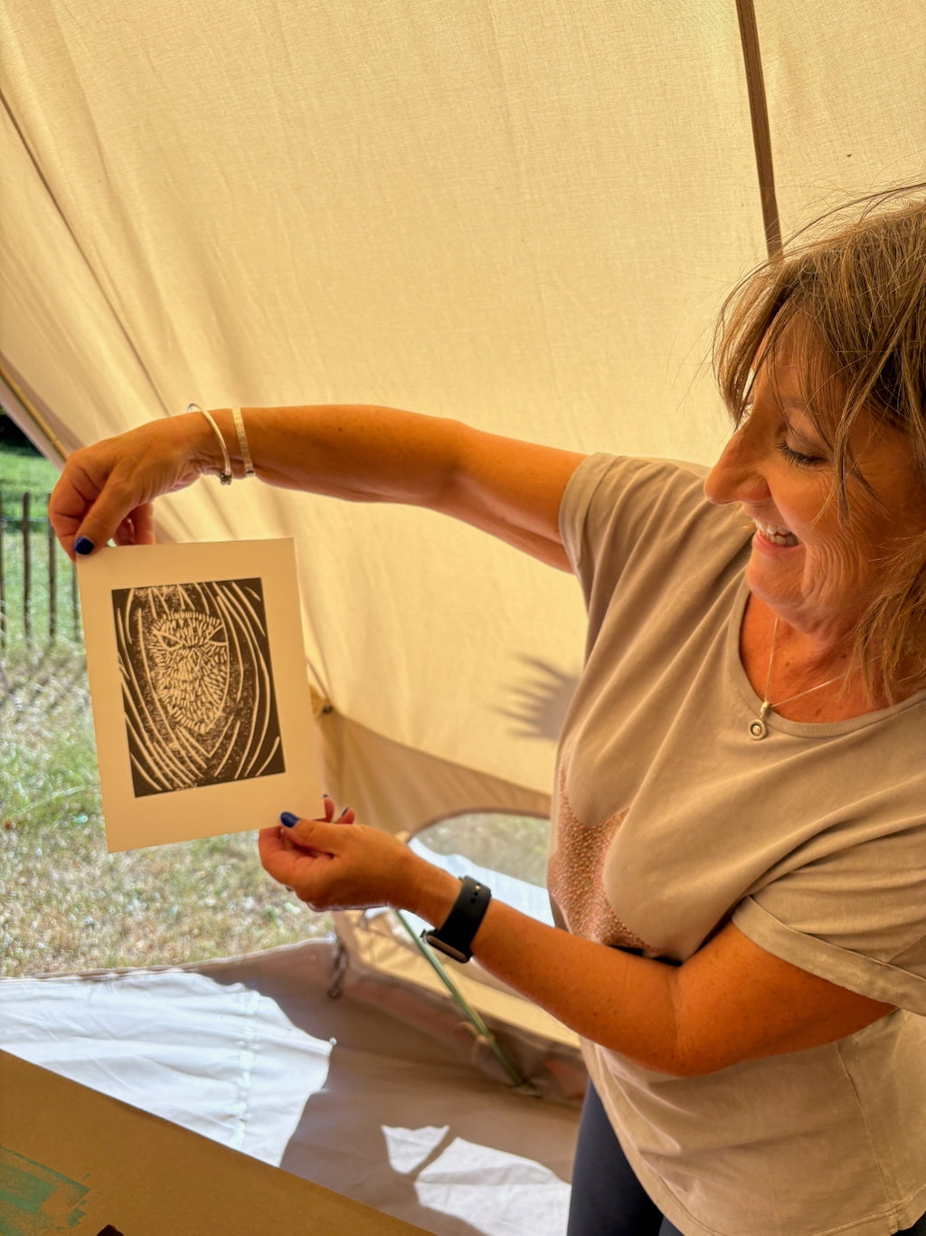 Print in the Paddock: Linocut Workshop