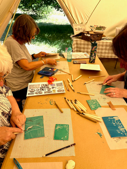 Print in the Paddock: Linocut Workshop