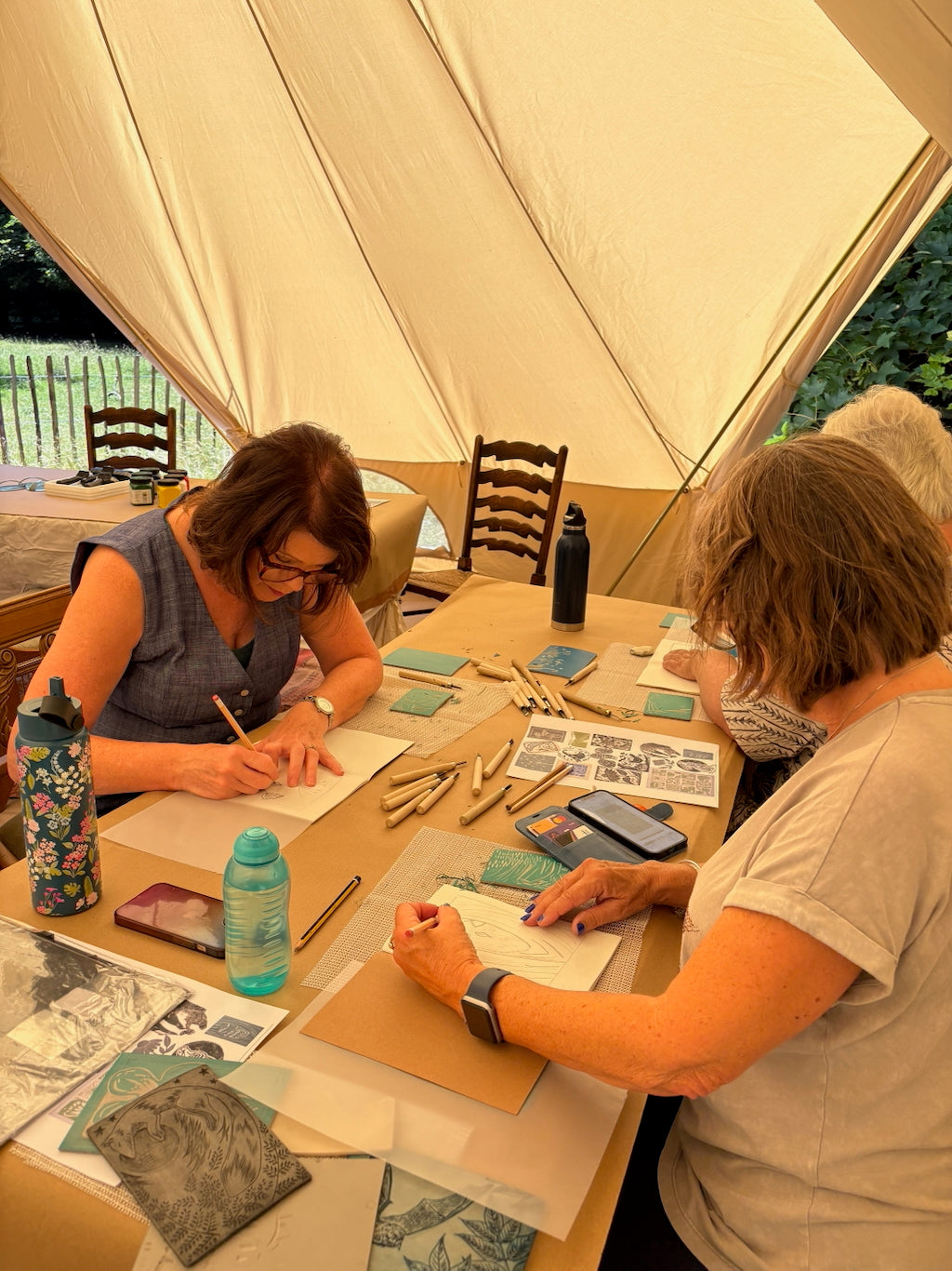 Print in the Paddock: Linocut Workshop