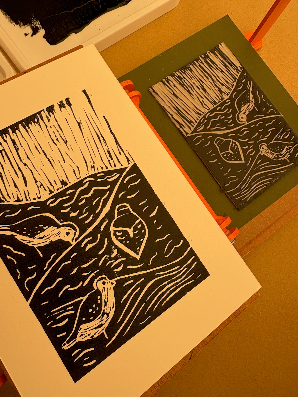 Print in the Paddock: Linocut Workshop