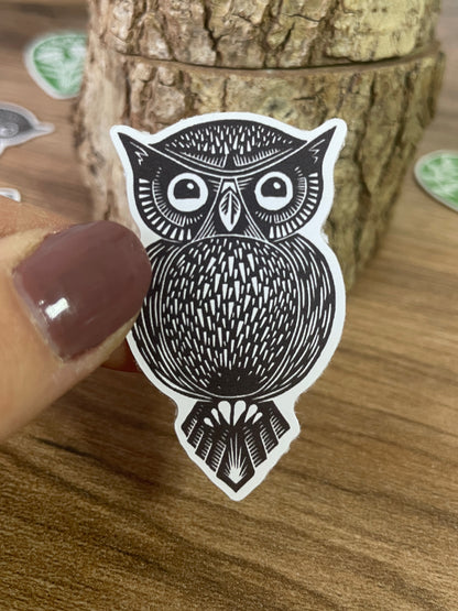 Owl Eco-friendly Sticker