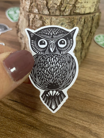 Owl - Eco friendly Sticker