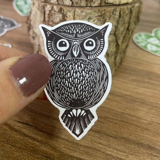 Owl Eco-friendly Sticker