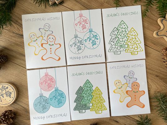 Boxed set of 6 Christmas Cards