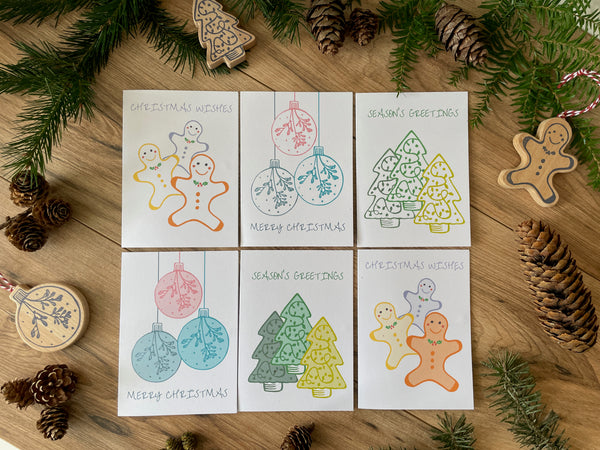 Boxed set of 6 Christmas Cards