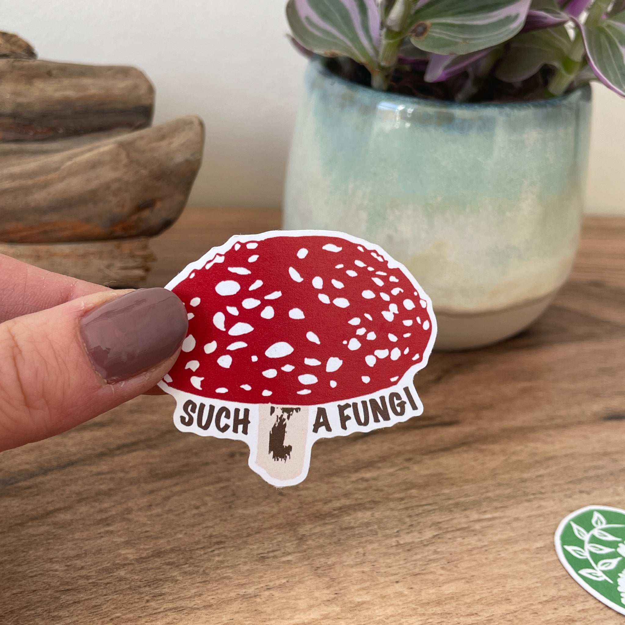 Such a Fungi toadstool- Eco-friendly Sticker