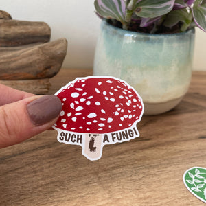 Such a Fungi toadstool- Eco-friendly Sticker