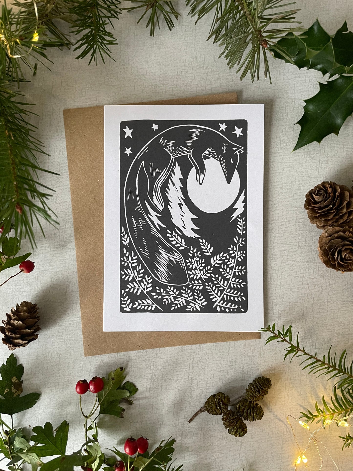 Folksy Jackdaw greeting card, blank any occasion card