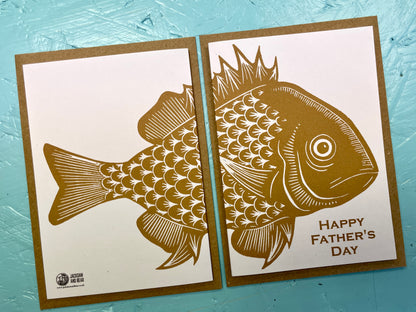 Fish Father’s Day card