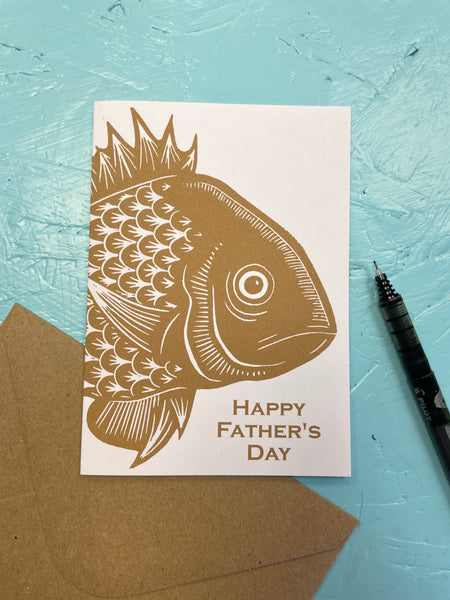Fish Father’s Day card