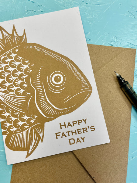 Fish Father’s Day card