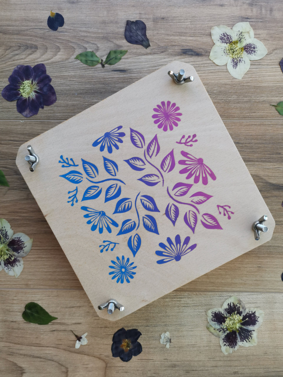 Large Wooden Flower Press - various designs