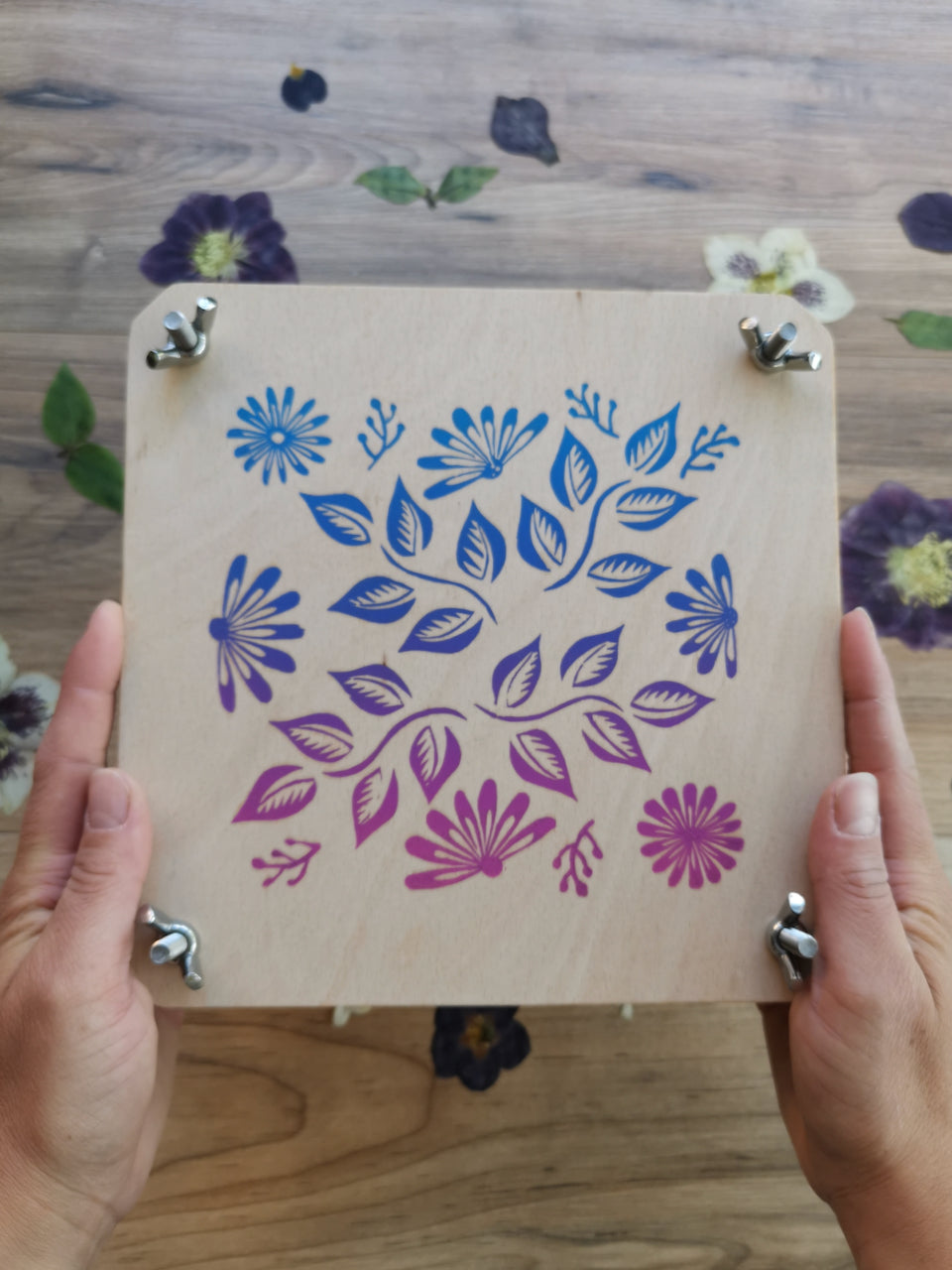 Large Wooden Flower Press - various designs