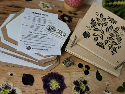 Large Wooden Flower Press - various designs