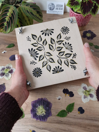 Large Wooden Flower Press - various designs