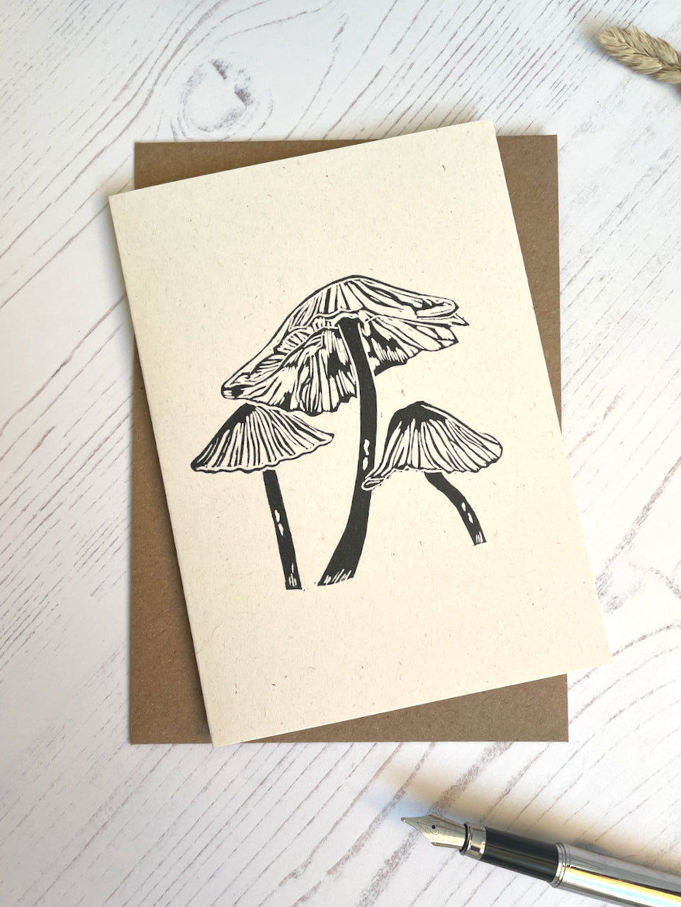 Inkcap Fungi Greeting Card