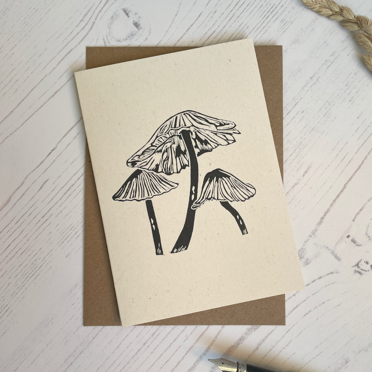 Inkcap Fungi Greeting Card