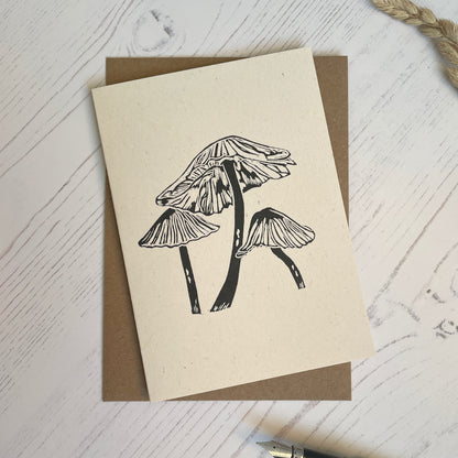 Inkcap Fungi Greeting Card