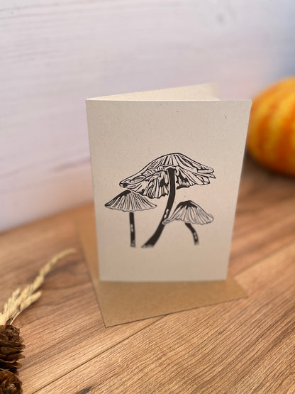 Inkcap Fungi Greeting Card