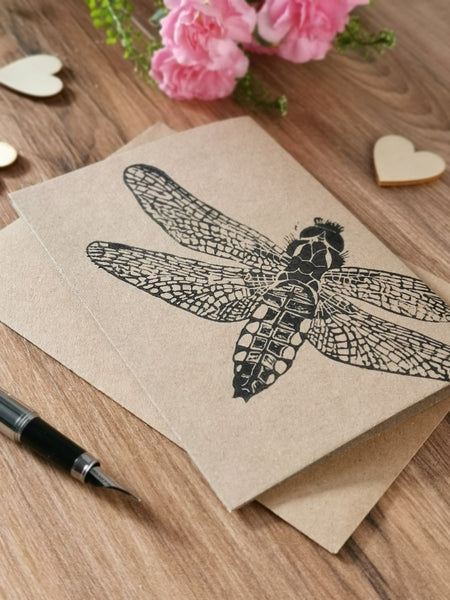 Broad-bodied Chaser Dragonfly greeting card