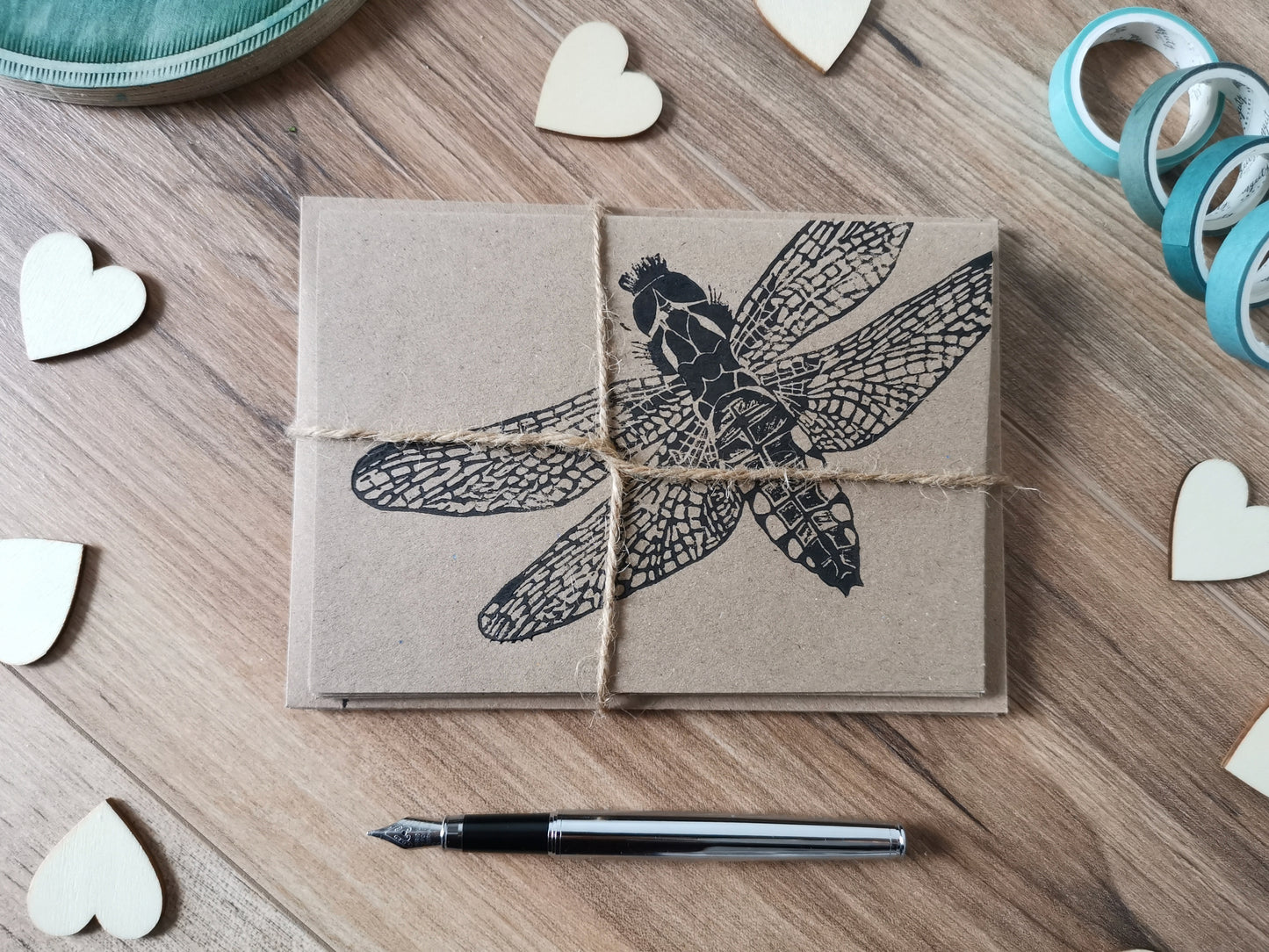 Broad-bodied Chaser Dragonfly greeting card